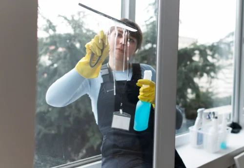Nettoyage de vitres intérieures et extérieures à Plouvorn